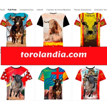 Modelos de camisetas taurinas personalizadas con diseños de toros para peñas y aficionados – Torolandia